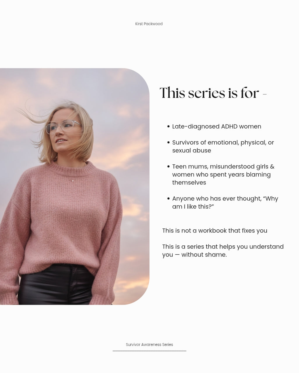 Looking back with ADHD eyes -
A Survivor Awareness Series